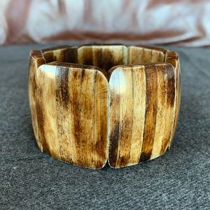 Unique Vintage Petrified Wood Bracelet